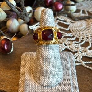 Julie Vos Trieste Statement Ring Gold size 8